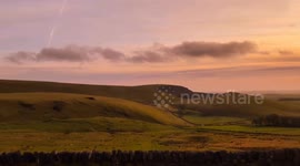 Scenic Drive Near Hope Valley | Peak District National Park | Sunset