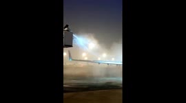Planes get de-icing