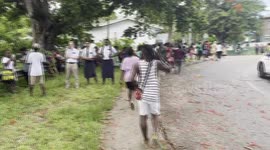 Vanuatu: Port Vila Residents Move To Higher Ground Following Tsunami Warning