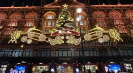 Stunning Loro Piana lights up London's Harrods for Christmas