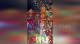 Christmas lights amaze visitors in Dyker Heights, New York
