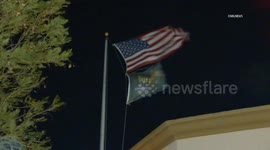 US, Los Angeles: Fontana Strong Santa Ana Winds Hit The Inland Empire