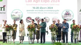 Laos holds agricultural expo to boost crop yields, trade