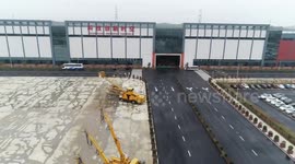 Zambia-bound tunnel boring machine rolls off production line in central China