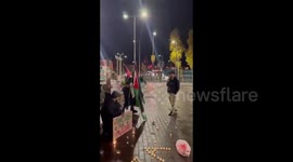UK: Activists in Tameside, UK, held a vigil to demand justice and peace for the Palestinian people