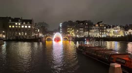 Dutch capital holds annual light festival