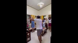 Whole family erupts in cheers as relative passes bar exam