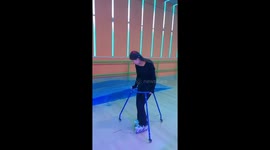 Roller skating trainer amazes in China