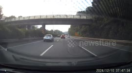 Accident on highway in Guangdong Province, China