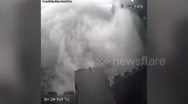 Chemical-laden truck crash sparks catastrophic fuel pump blaze resulting in multiple injuries