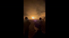 Live footage of massive fire in India; 11 killed, over 35 injured and over 40 vehicles gutted