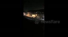 Israeli forces storm the town of Hazma, northeast of Jerusalem