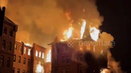 Massive Fire Engulfs Former Virginia Intermont College Campus in Bristol