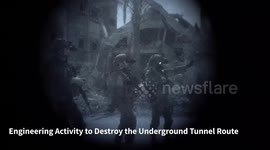 Three Underground Tunnel Routes, Approximately 7.5 Kilometers Long, Dismantled by the IDF in Beit Lahia