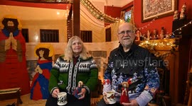 Lego-loving couple use more than half a million bricks on Nativity scene