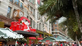 Holiday market on Herald square