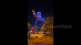 US: Thousands Of Drones Light Up Texas Sky In Spectacular Christmas Show