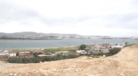 Chinese-built bridge project in Tunisia under steady construction progress