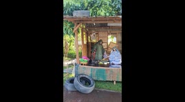 Typhoon-inspired nativity scene in the Philippines