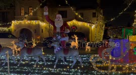 Sleepy Hollow Christmas Lights In the neighborhood of Torrance, California