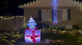 Sleepy Hollow Christmas Lights In the neighborhood of Torrance, California