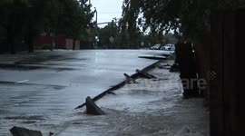 Street Flooding Denver Peoria and Mexico News Camera