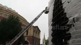 Fire Outside The Royal Albert Hall