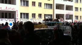 Berlin demonstration against gentrification and rising rent prices