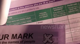 Southwark voter registration form Typo