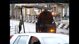 Highway services deal with flooding ,latchmere road Battersea  2