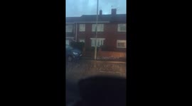 Abrupt Downpour Turns Roads Into Rivers South Shields