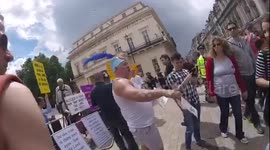 Homophobic Protestors at London Pride