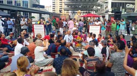 Hare Krishna Chant at yonge and dundas square