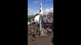 Drop Slide in the Greenpeace Area at Glastonbury 2016