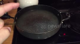 How to create a pulse effect in a frying pan