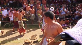 Pandanus War Ritual in Bali