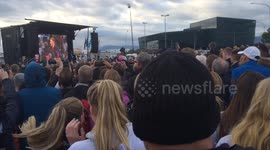 Island after end of game against england