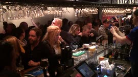 Island party at bar