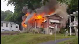 20160628 2nd Alarm House Fire, Coal Township, Pa