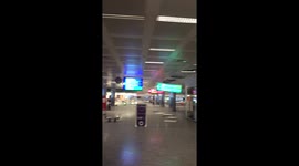 Footage from inside Istanbul's Ataturk Airport after yesterday's attack