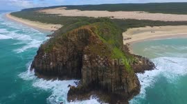 Stunning HD drone footage of Fraser Island, Australia Part 2