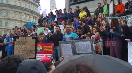 Pro EU Rap at Trafalgar Square 'Stand Together' rally