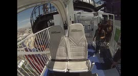 Dad isn't a fan of the Zip Line