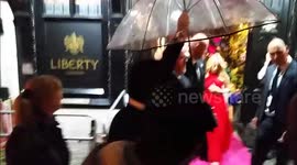 Kylie Minogue departs 'Absolutely Fabulous' afterparty