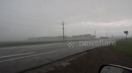 Severe Thunderstorm over Glenboro