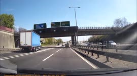 UK Dash cam crash  April 2016