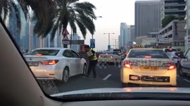 Taxi drivers break their fast in Dubai