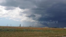 Tornado forming in lethbridge