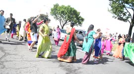 Gujarati garba on Canada Day in Toronto