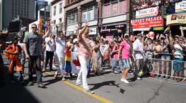 Canadian Prime Minister attends Pride parade in Toronto
